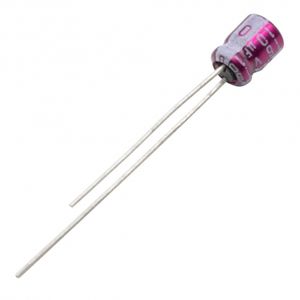 خازن الکترولیتی 10uF / 16V ژاپنی مارک ELNA سری SILMIC