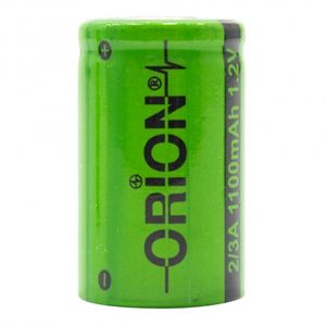 باتری قابل شارژ 1100mAh سرتخت سایز 2/3A مارک ORION