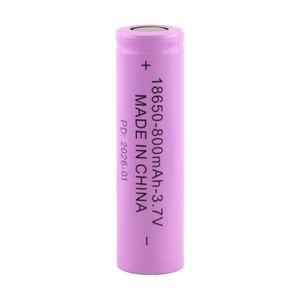 باتری لیتیوم یون 3.7v سایز 18650 800mAh سرتخت RSC