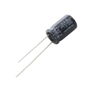 خازن الکترولیتی 5.6uF / 350V ژاپنی مارک RUBYCON سری BXA