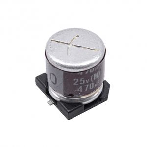 خازن SMD الکترولیت 470uF / 25V سایز 10x10.5 مارک ELNA