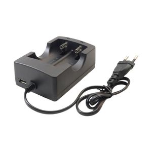 شارژر باتری لیتیوم-یون دوتایی با خروجی USB مارک HWD