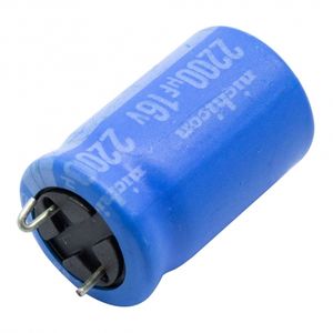 خازن الکترولیتی 2200uF / 16V ژاپنی مارک NICHICON