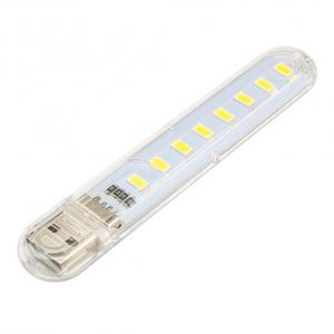 چراغ اضطراری USB LED مهتابی مدل 8LED