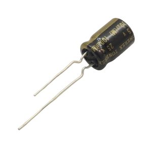 خازن الکترولیتی 100uF / 25V ژاپنی مارک ELNA