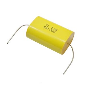 خازن پروپیلن صوتی 3.3uF / 630V آکسیال
