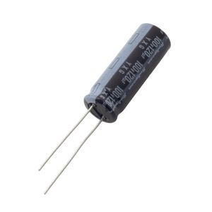 خازن الکترولیتی 120uF / 100V مارک Rubycon