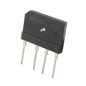 پل دیود 15A-600V تخت شانه ای D15XB60 مارک Shindengen