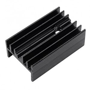 هیت سینک آلومینیومی مشکی سایز 15x10x25