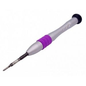 پیچ گوشتی ساعتی فلزی چهارسو سایز 1.2x25mm
