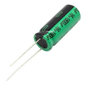 خازن الکترولیتی 1800uF / 16V تایوانی مارک TAICON با طول عمر بالا