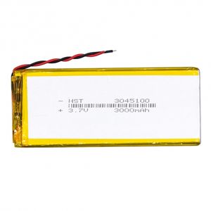 باتری لیتیوم پلیمر 3.7v ظرفیت 3000mAh مارک HST کد 3045100