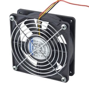 جت فن بلبرینگی 48V-5W آلمانی با محافظ فلزی سایز 11.9x11.9x3.8cm سری 4200 مارک ebm-papst