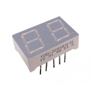 سون سگمنت 2 دیجیت 0.4 اینچ سبز کاتد مشترک کد 3291EG