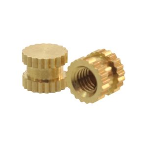 مهره برنجی آج دار اینسرتی سربسته M3 طول 4mm
