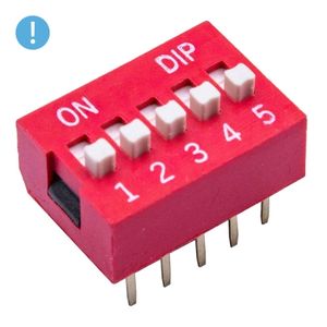 دیپ سوئیچ 5 تایی (OXO) DS-05