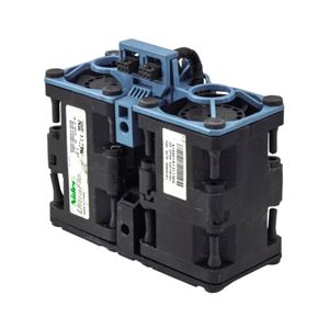 جت فن دوبل 12V-0.9A قاب دار دوتایی سایز 4x4x5.6cm مارک Nidec مدل R40W12BS3CA