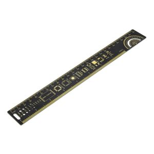 خط کش PCB پکیج های قطعات الکترونیک 25 سانتی متری طرح B