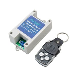 ریموت کنترلر دو کاناله صنعتی کد لرن 315MHz قاب‌دار ایرانیک با ریموت و گیرنده 12V