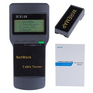 تستر کابل و شبکه RJ11/RJ45 Tester مدل SC8108