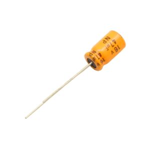 خازن الکترولیتی 47uF / 16V تایوانی مارک TAICON با طول عمر بالا