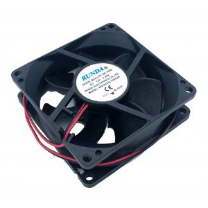 فن 12V-0.4A سایز 8x8 ضخامت 2.5cm مدل RDF8025L مارک RUNDA
