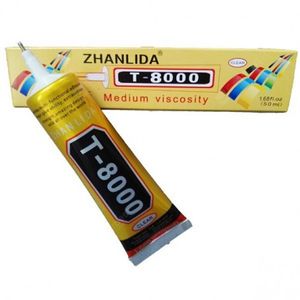 چسب چند کاره بی رنگ ZHANLIDA مدل T-8000 حجم 50ml