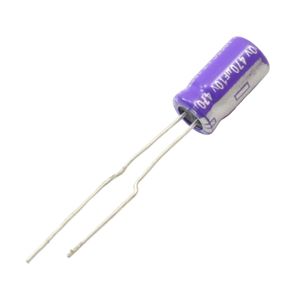 خازن الکترولیتی 470uF / 10V تایوانی مارک HERMEI سری LZ