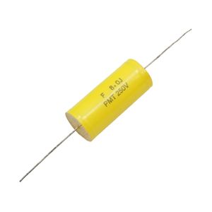 خازن پروپیلن صوتی 8uF / 250V آکسیال PMT
