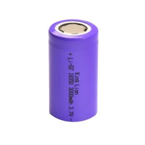 باتری لیتیوم یون 3.7v سایز 18350 سرتخت 3000mAh