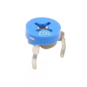 پتانسیومتر 2K اهم خوابیده صنعتی 6mm