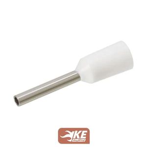 وایرشو تکی روکشدار سایز 0.5 سفید E0508 بسته 100 عددی