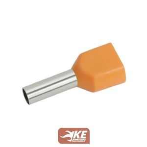 وایرشو دوبل روکشدار سایز 4 نارنجی TE4010 بسته 100 عددی