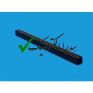 پین هدر گام 2 میلی متر 2 در 40 مادگی SMD صاف (SMT)