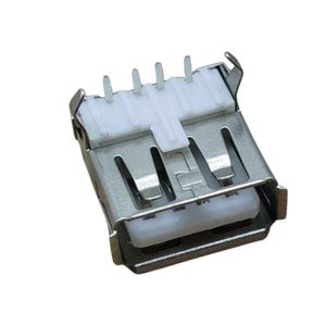 سوکت مادگی USB با زاویه پایه 90 درجه 4 پایه