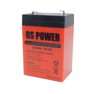 باتری 6 ولت 5 آمپر سیلد – اسید برند GS-POWER
