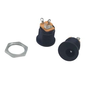 جک ( فیش ) مادگی آداپتور رو پنلی مهره خور DC022