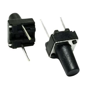 TACT SWITCH 6*6*10 2PIN DIP تکت سوییچ - فروشگاه قطعات الکترونیک میکرونور