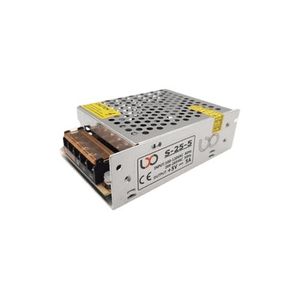 منبع تغذیه فلزی SWITCHING 5V 5A - فروشگاه قطعات الکترونیک میکرونور