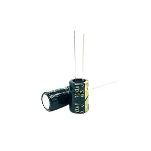 CAP 100UF 63V GREEN خازن الکترولیت دیپ - فروشگاه قطعات الکترونیک میکرونور