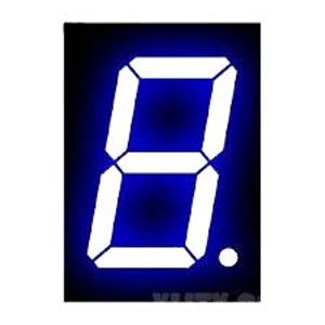 7SEG 1DIG 1106BB 24*34 سون سگمنت آبی آند مشترک - فروشگاه قطعات الکترونیک میکرونور