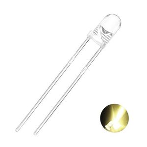 LED YELLOW 3MM GLASS ال ای دی زرد - فروشگاه قطعات الکترونیک میکرونور