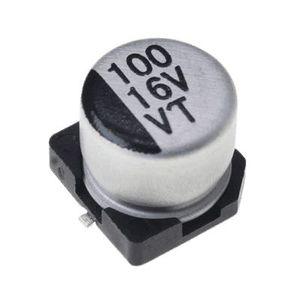 خازن الکترولیت CAP ELEC 100UF 16V 6.3*5.4MM SMD - فروشگاه قطعات الکترونیک میکرونور