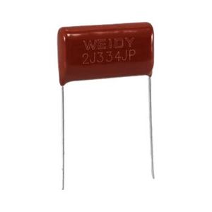 خازن پلی استر CAP POLY 330NF 630V CBB22 WEIDY - فروشگاه قطعات الکترونیک میکرونور