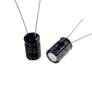 CAP 100UF 63V BLACK خازن الکترولیت دیپ - فروشگاه قطعات الکترونیک میکرونور