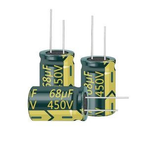 CAP 68UF 450V GREEN خازن الکترولیت دیپ - فروشگاه قطعات الکترونیک میکرونور
