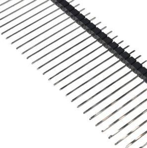 پین هدر نری صاف مس PIN HEADER 1×40 27MM - فروشگاه قطعات الکترونیک میکرونور