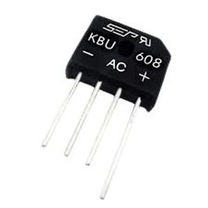 BRIDGE DIODE KBU608 پل دیود - فروشگاه قطعات الکترونیک میکرونور