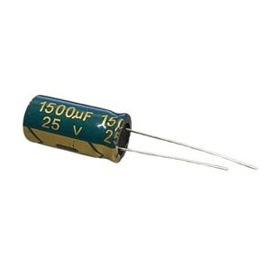 CAP 1500UF 25V GREEN خازن الکترولیت دیپ - فروشگاه قطعات الکترونیک میکرونور