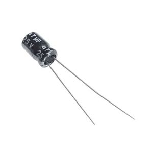 CAP 47UF 25V BLACK خازن الکترولیت دیپ - فروشگاه قطعات الکترونیک میکرونور